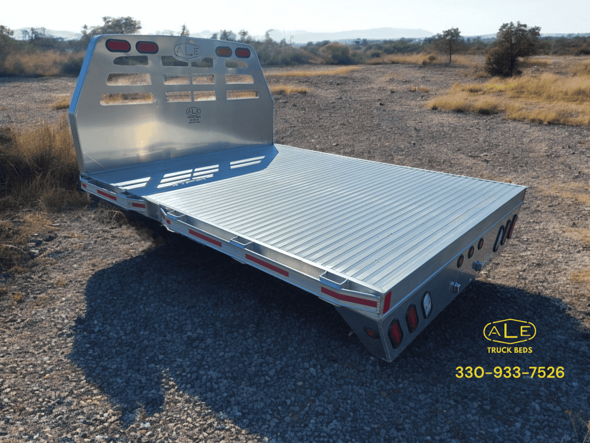 84" x 104" MX Model Single Rear Wheel Aluminum Flatbed