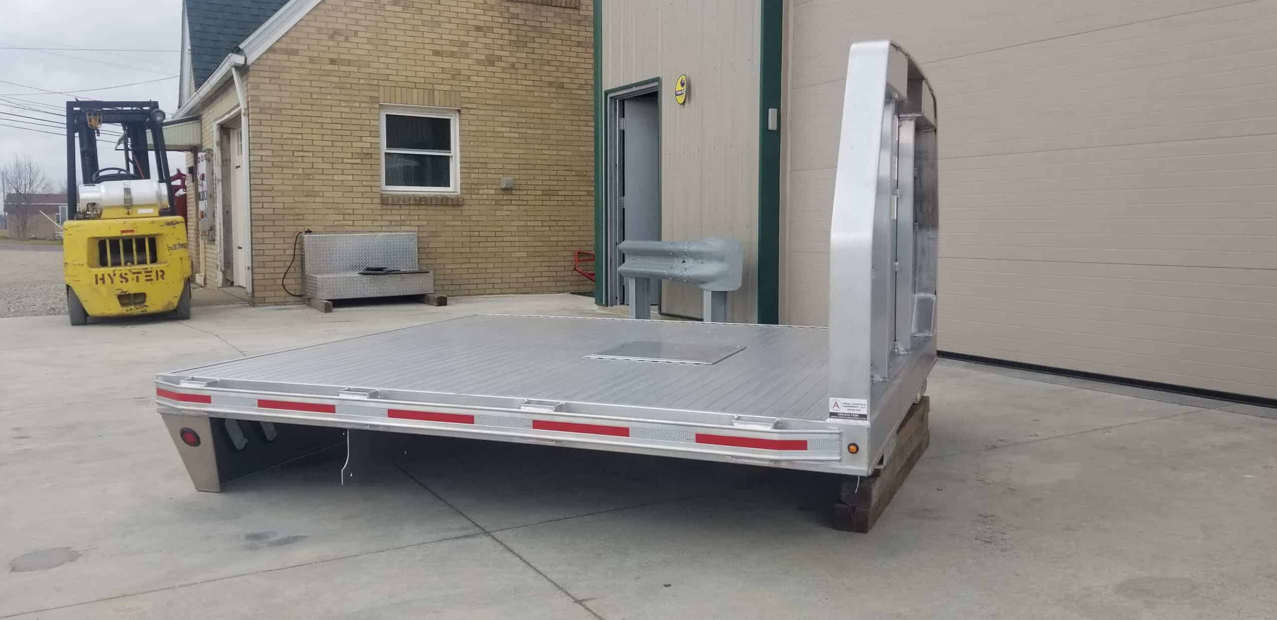 84" x 88" Short bed Aluminum Flatbed | ALE Truck Beds