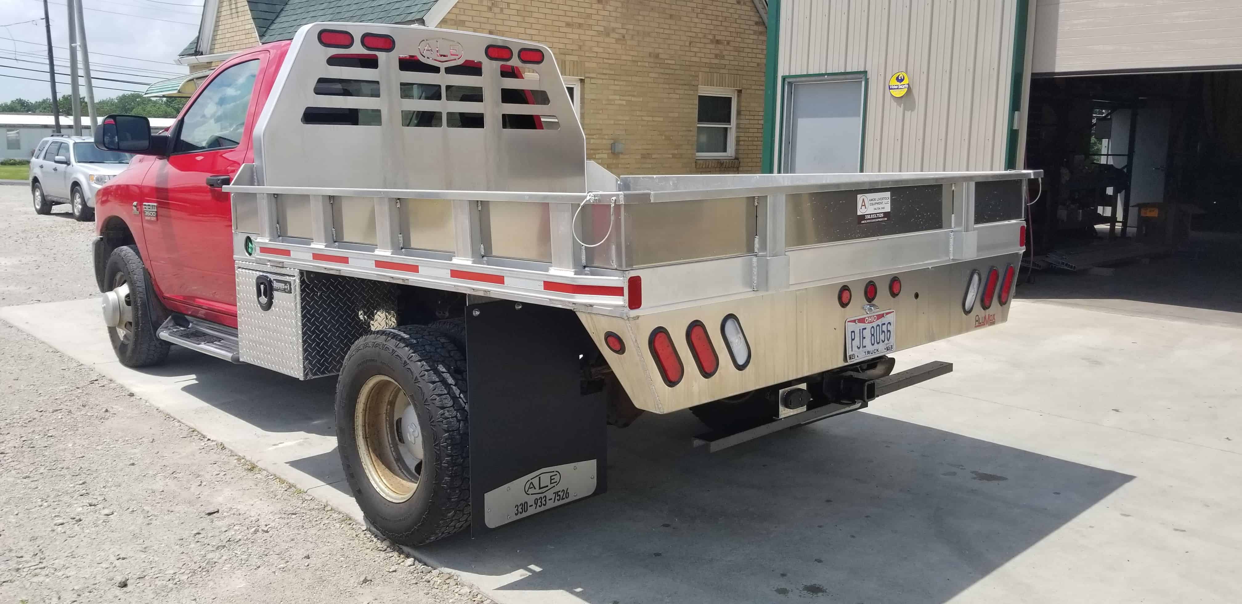 ALE Aluminum Flatbed Truck Bed For 8' dual wheel pickup | ALE Truck Beds