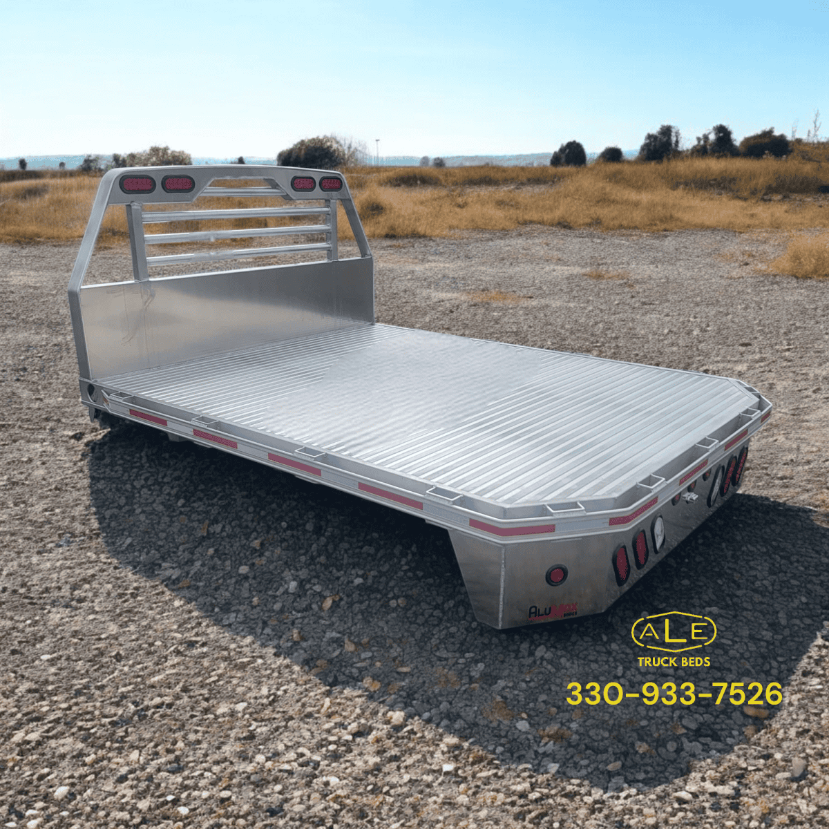 84" X 104" DX Model Single Rear Wheel Aluminum Flatbed