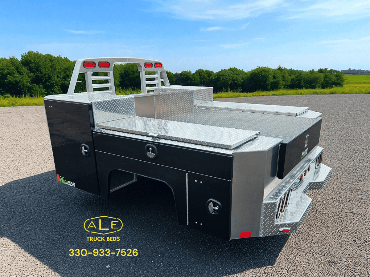 98" x 100" GNSB Dual Rear Wheel Aluminum, Black Powder Coat