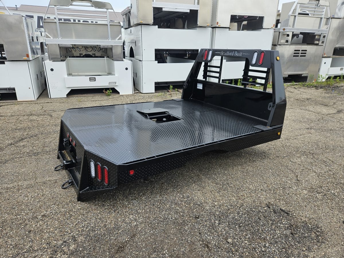 80" x 103" Bradford Built Cattleman Steel Flatbed - Image 2