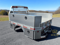 84" x 88" SB skirted w/ Toolboxes, Single Rear Wheel, Aluminum, short bed fits Ford / Chevy