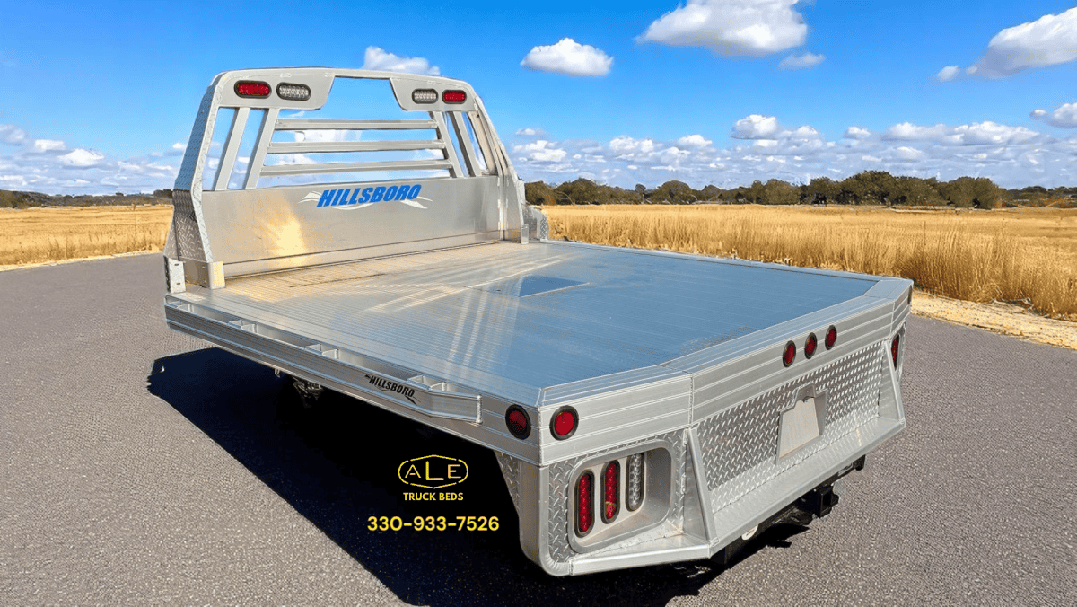 96" x 102" Hillsboro 2500 Series, Aluminum, Dual Rear Wheel, Long Bed