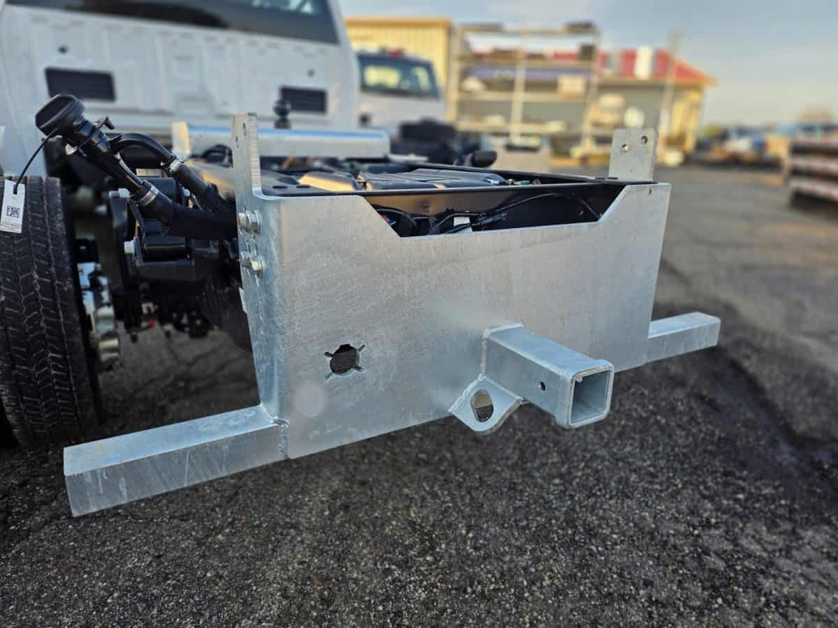 Heavy Duty Rear Bumper Hitch Plate, 3 Inch Receiver Tube