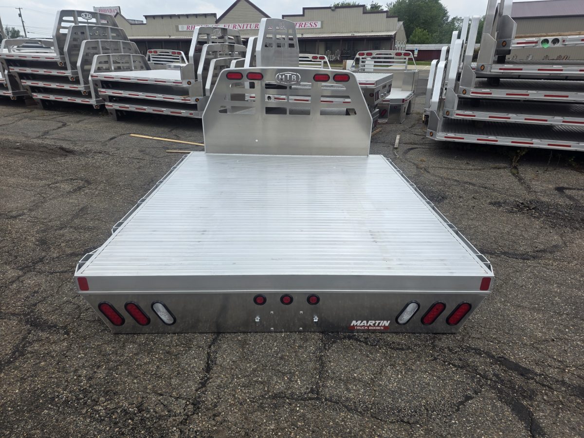 98" X 112" MX Model, Dual Rear Wheel, 60" C/A, w/ Squared Front Corners, Aluminum Flatbed - Image 4